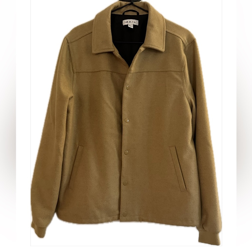 THE RAIL Tan Snap Button Jacket